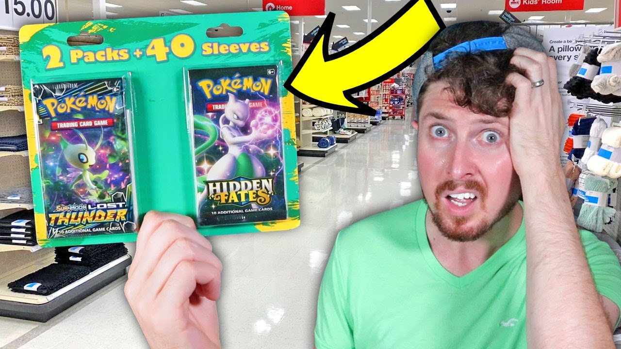I FOUND HIDDEN FATES PACKS inside of 3rd PARTY POKEMON CARDS AT TARGET! [opening]