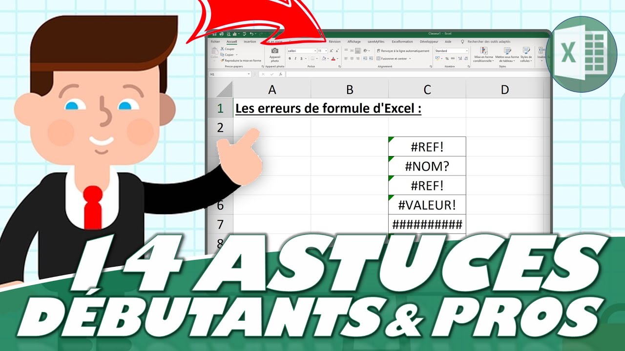 14 ASTUCES POUR GRANDS D&Eacute;BUTANTS SUR EXCEL (GUIDE PDF OFFERT) !