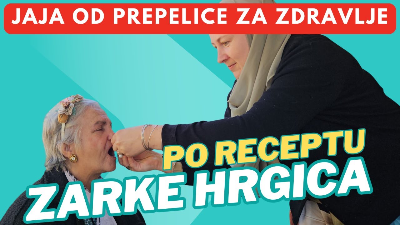 ŽARKE HRGIĆ RECEPT - MAJKA PIJE JAJA OD PREPELICE - PLUS PLIJEN SA MARKETA - I VAŠE PORUKE