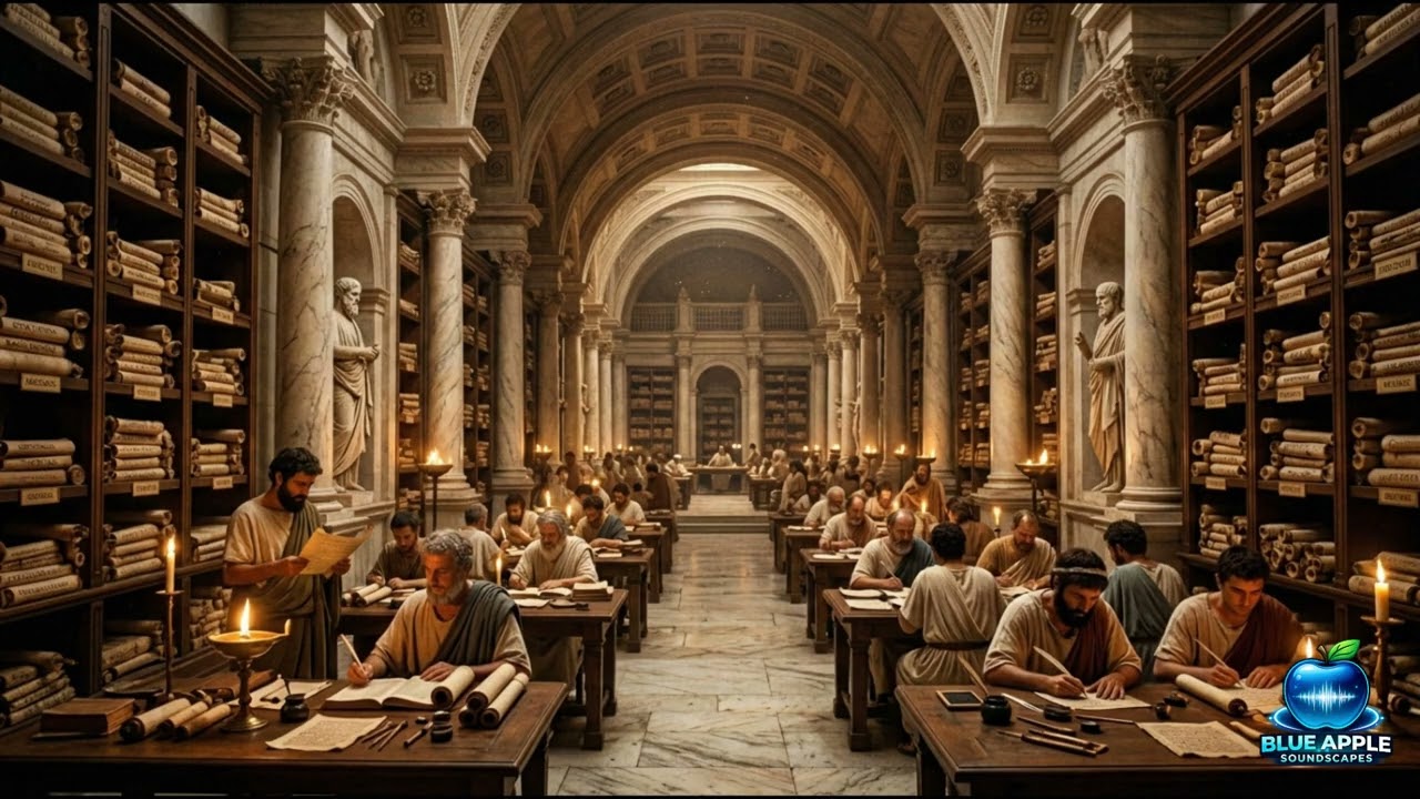 10 Hours in the Library of Alexandria | Ancient Ambient Music for Study, Focus & Reading