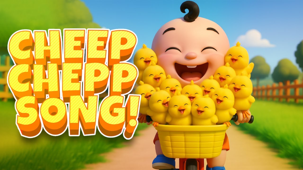 🐥 Little Chick Cheep Cheep Song 🐣 Hop Flap Cheep Dance Along | Fun Animal Songs for Toddlers