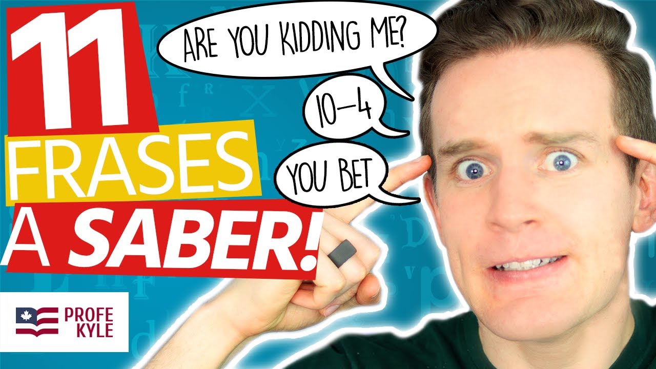 👏11 Frases de los Gringos que NECESITAS ENTENDER  🇺🇸 🇨🇦 (Inglés Americano) | Profe Kyle