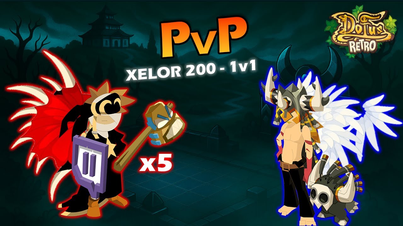 3 Combats PvP 1v1 (Xelor 200 Full Opti) [DOFUS Retro]