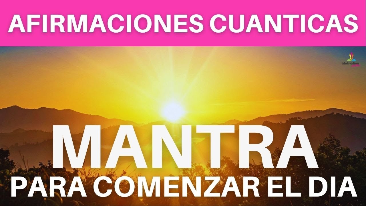 ☀️ AFIRMACIONES y DECRETOS de la MAÑANA | Afirmaciones para EMPEZAR el DIA | Ley de ATRACCION