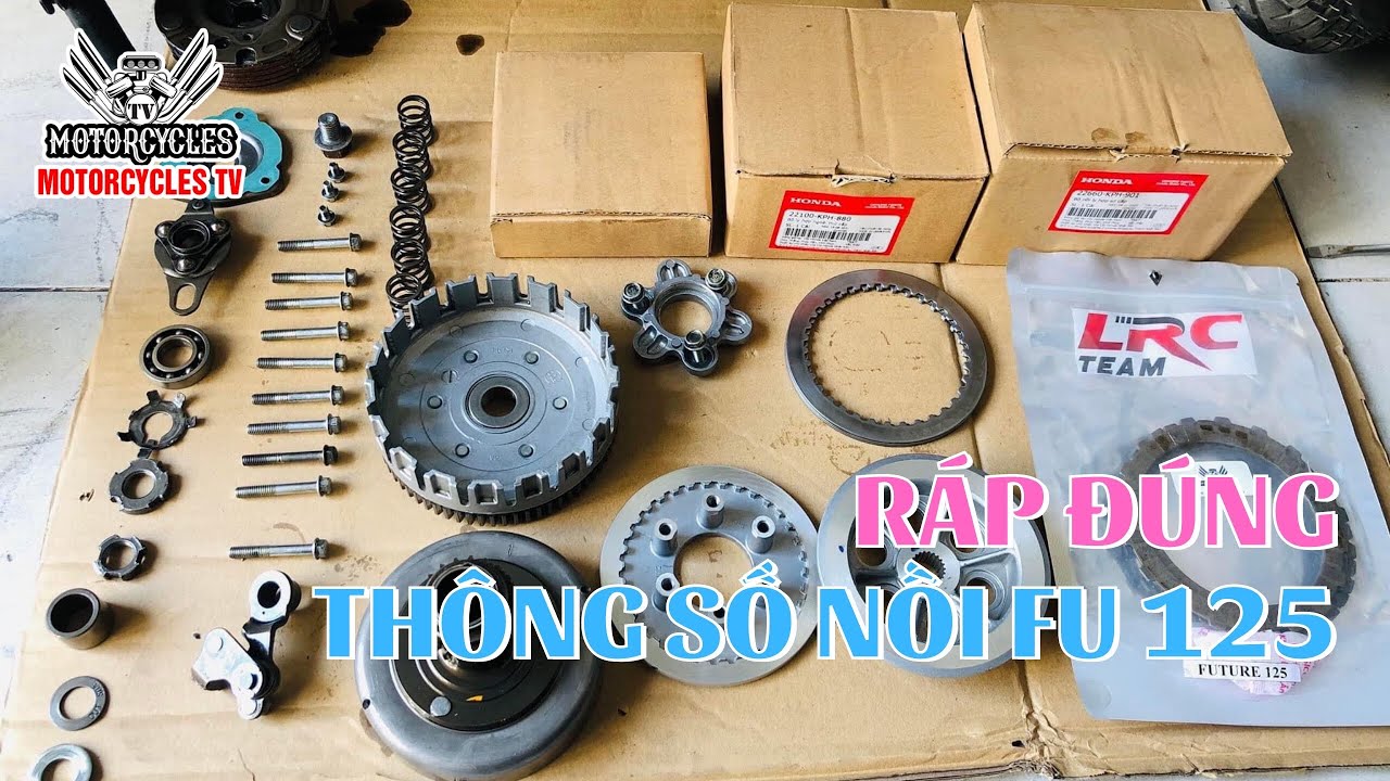 Video 520: Hướng Dẫn Các Thông Số Và Cách Canh Ráp Bộ Nồi Future 125 Chuẩn | Motorcycle TV
