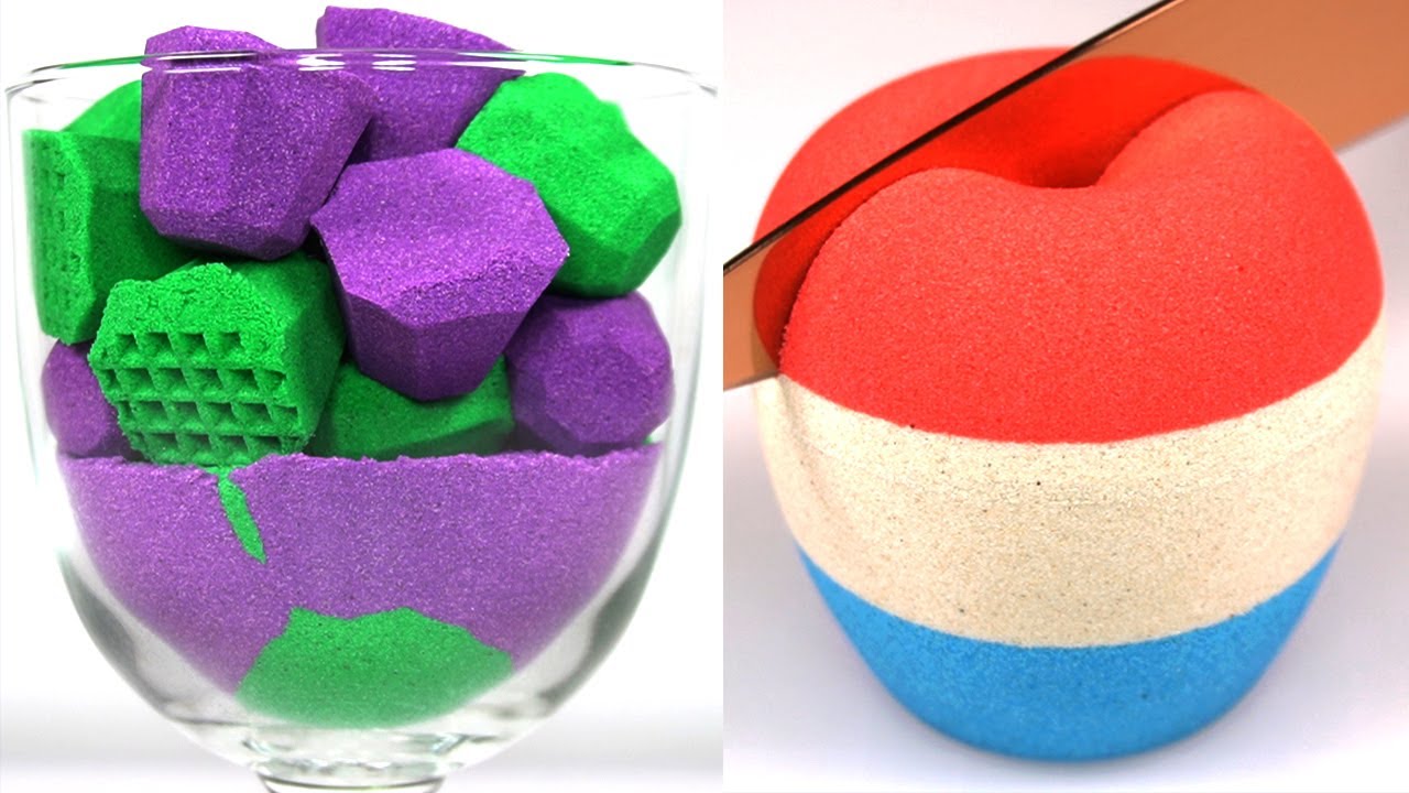 기분 좋아지는 힐링 모래영상 #90. Satisfying and Relaxing Kinetic Sand ASMR.