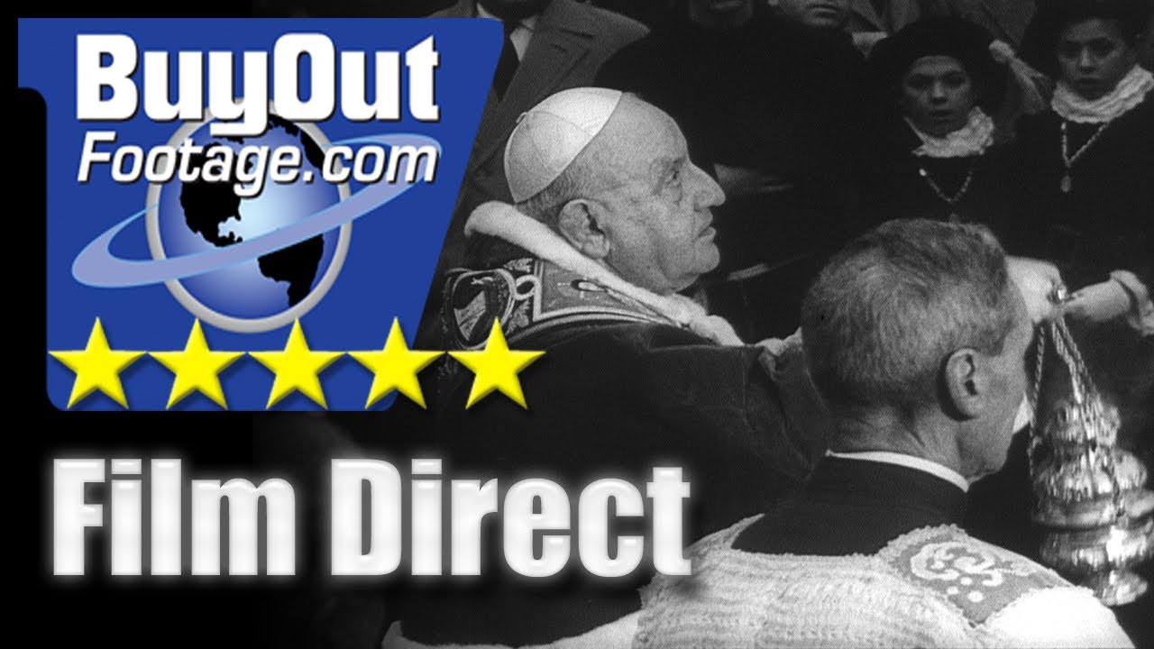 Pope John XXIII Prays In Rome 1960 Film Direct