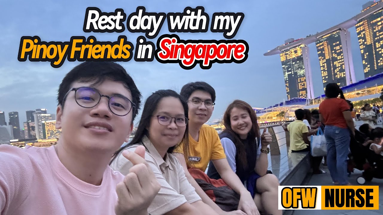 Rest day with Pinoy Friends at Max’s Singapore + OFW Tips & Experiences Abroad - Pinoy Nurse Vlog