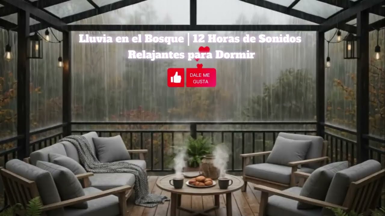 12 horas de lluvia para que te relajes, medites o te duermas
