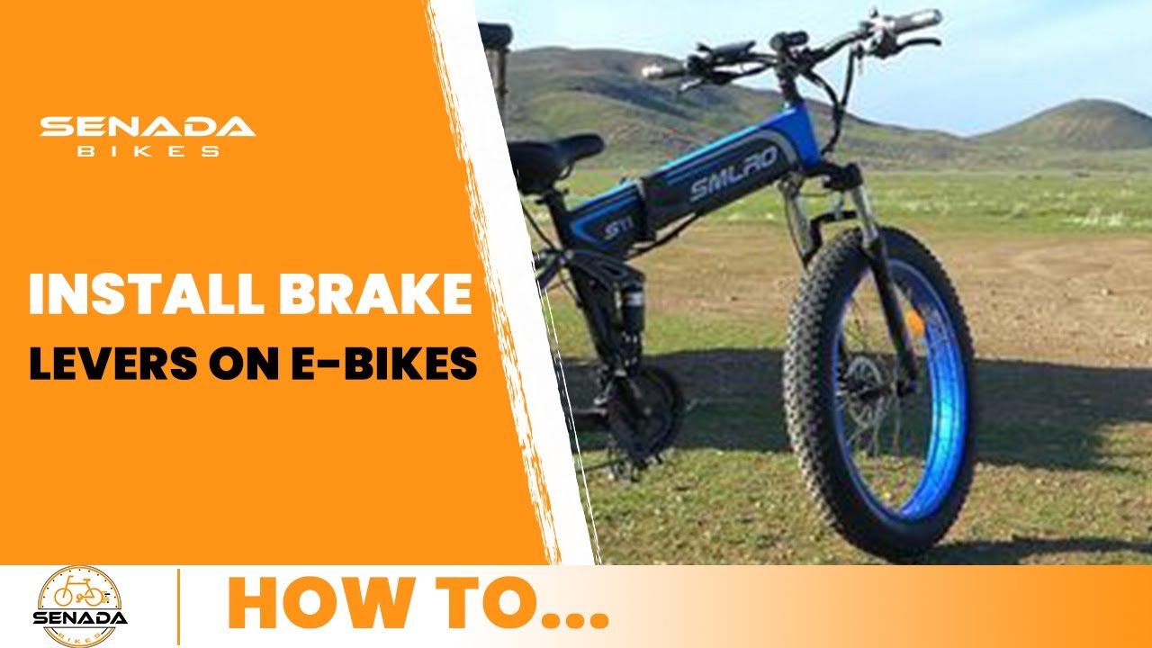 How to install brake levers on e-bikes