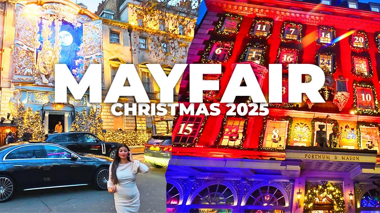 Christmas Walk in Mayfair London 🎄 Mount Street to Fortnum & Mason | December 2025