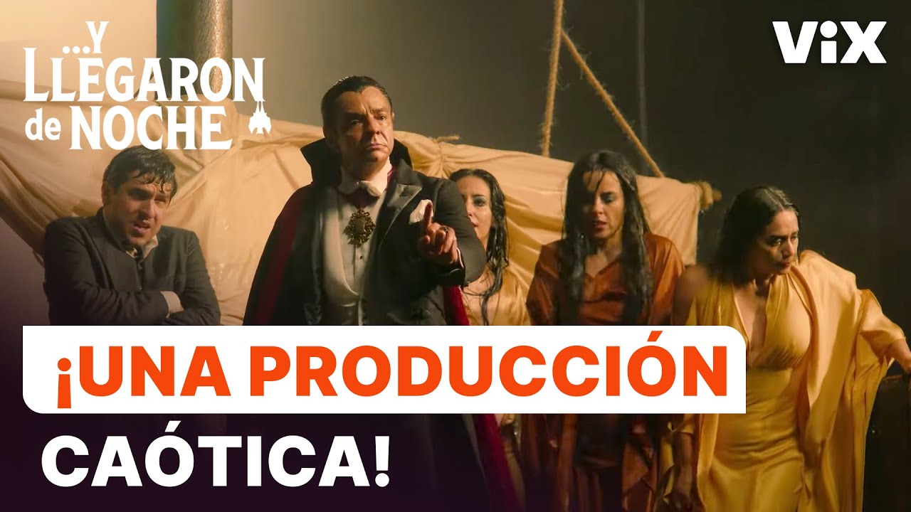 Los momentos más divertidos en el set de Drácula | Y llegaron de noche | ViX