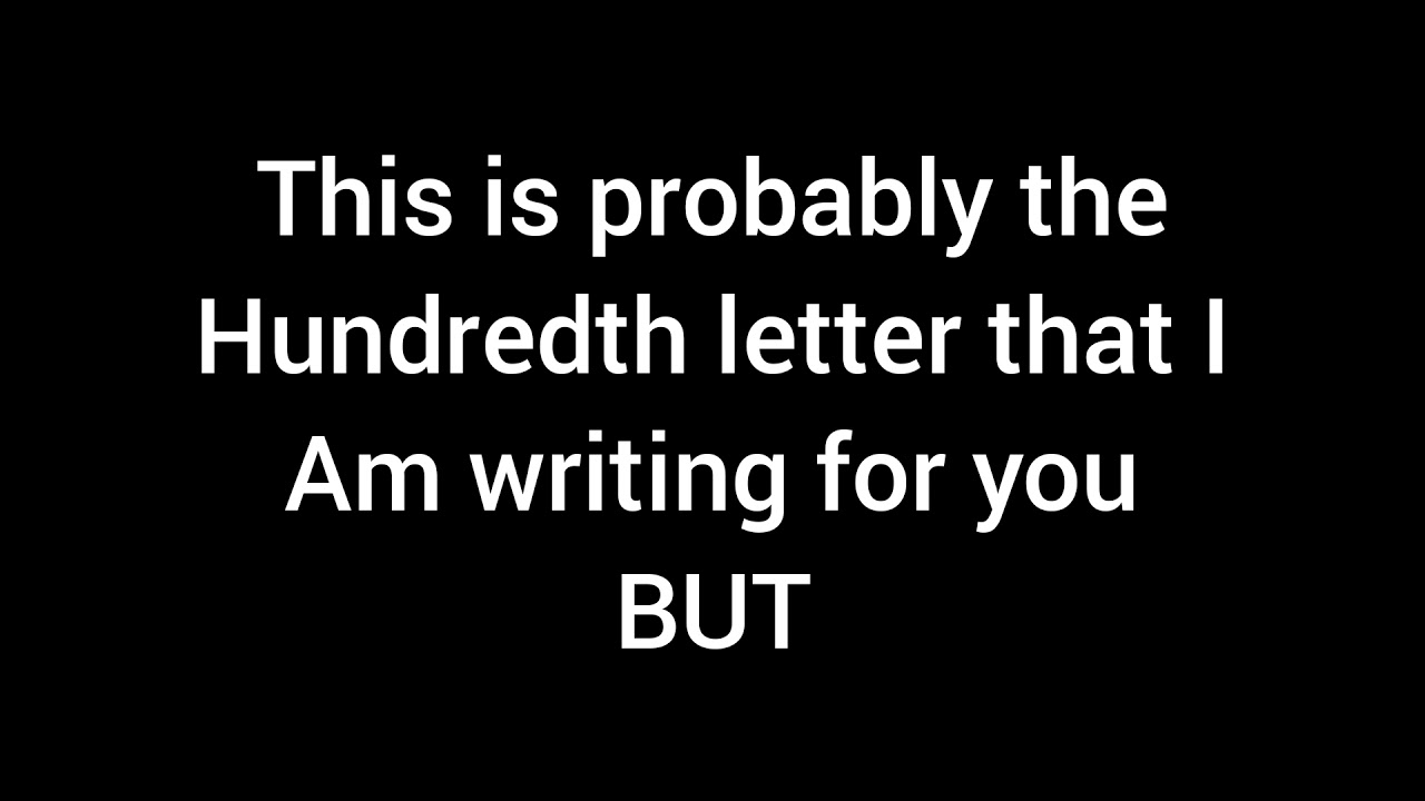 Dear me! spoken word poetry..