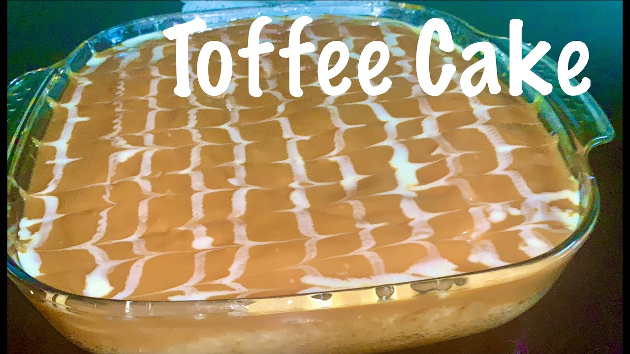 Toffee Cake/ how to make toffe cake /cake with toffe flavour