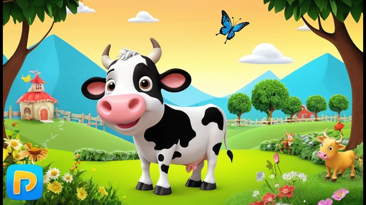 La vache visite le pays des fées