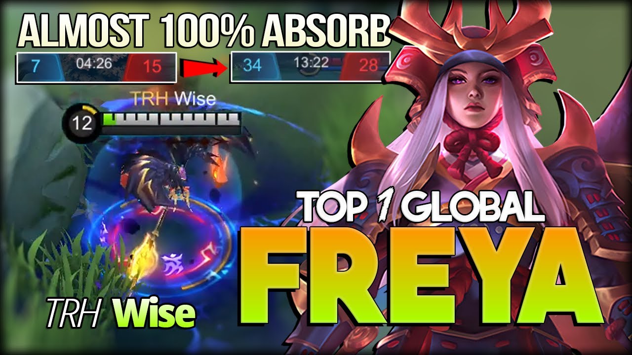 Mid Lane Brutal Damage. Almost 100% Absorb! Wise Top 1 Global Freya - Mobile Legends: Bang Bang