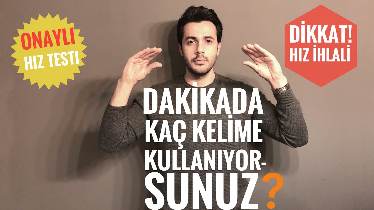 1 Dakikada Konuşma Hızınızı Ölçün! - (Hızlı Konuşma Sorununu Çözüyoruz!)