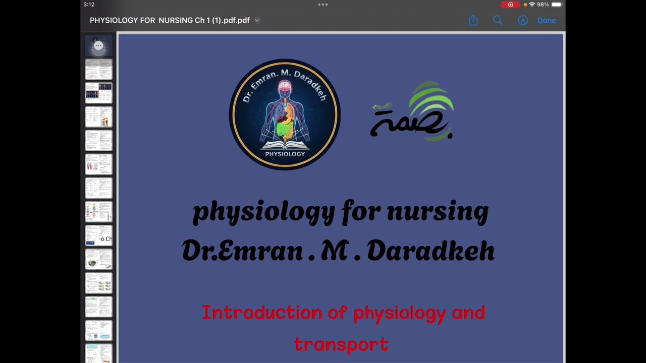 Physiology for nursing lec 2