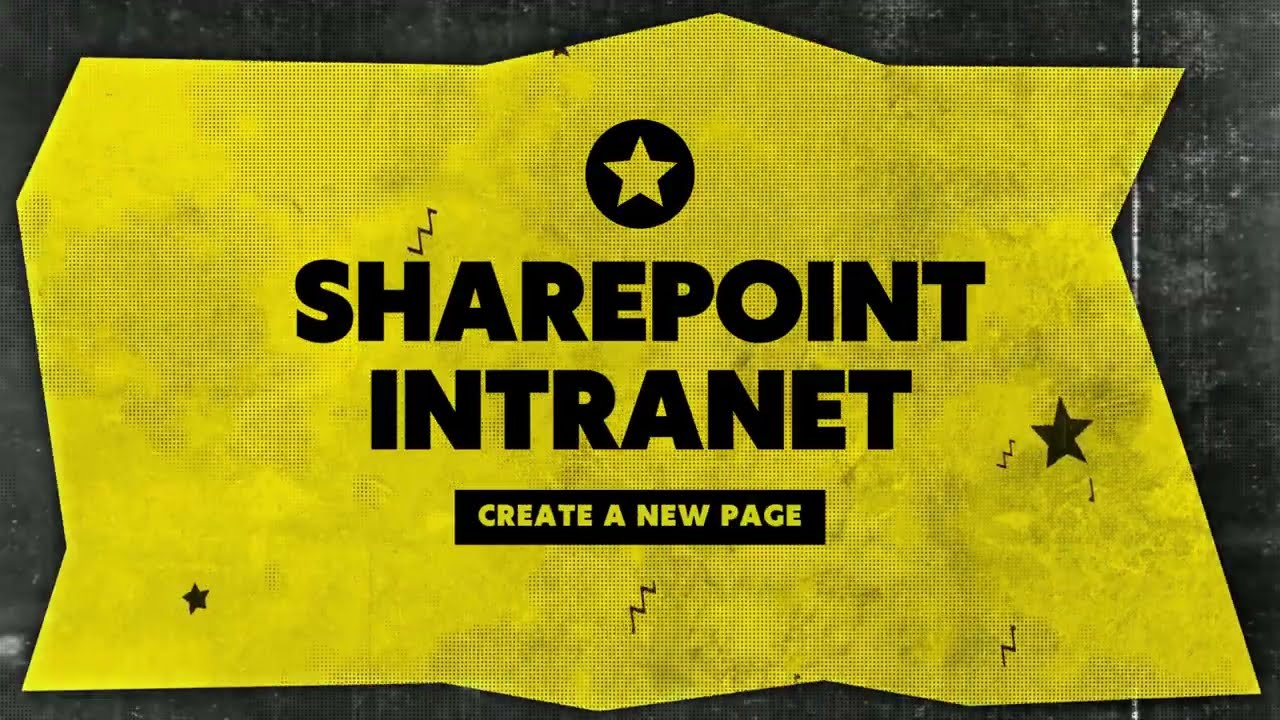 SharePoint Intranet   Create a New Page