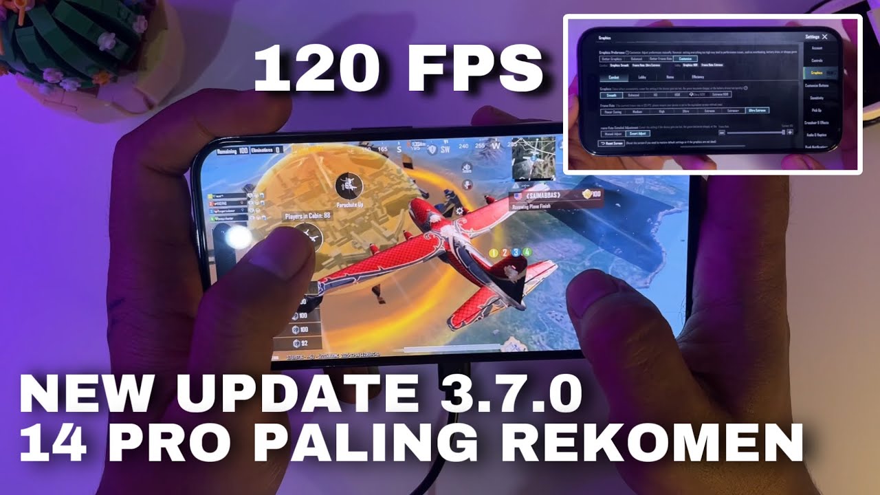 Paling Rekomen! PUBG TEST 120 FPS iPhone 14 Pro PUBG Mobile Test New update IOS 18.3.1