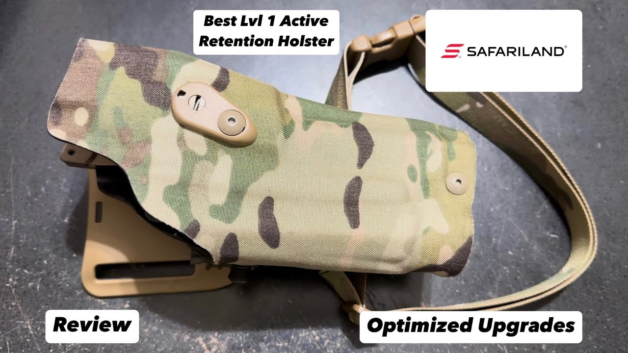 Best Level 1 Active Retention OWB Battle Belt Holster | Safariland 6354/90 RDSO With Upgrades