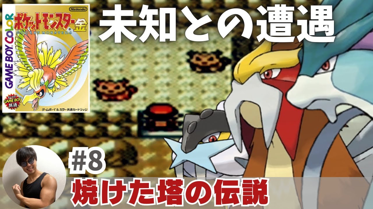 【ポケモン金銀】ライコウ、エンテイ、スイクン、まさかの遭遇に興奮MAX！！！