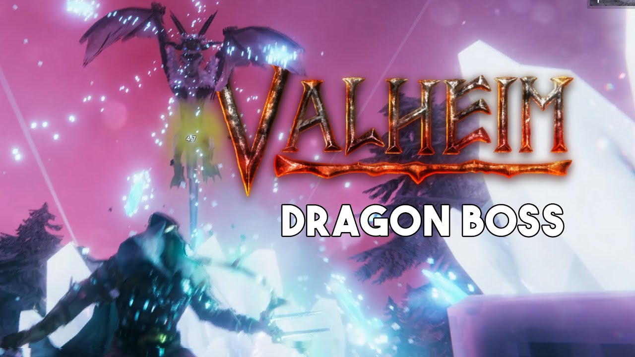 Valheim - Dragon Boss Fight (Moder Boss)