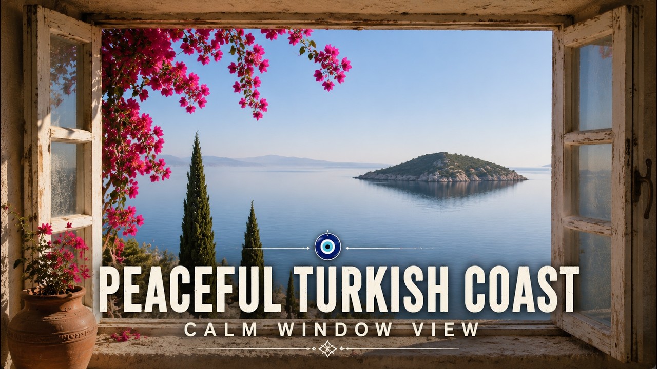 Peaceful Turkish Coast | Calm Window View
