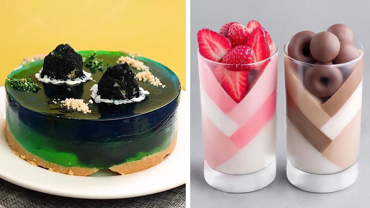 The Best Ocean Jelly Cake Trends | Chocolate Jelly Island Cake Recipe | How to make a Island Cake