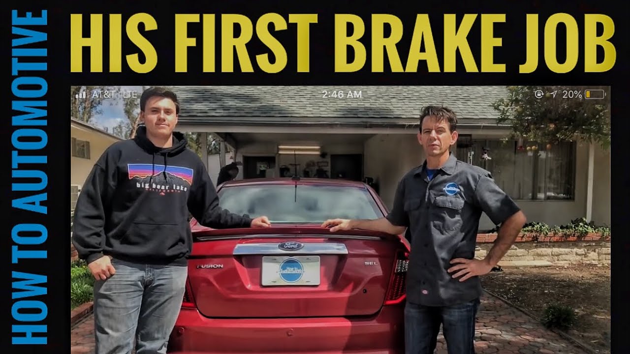 How To Replace Rear Brake Pads And Rotors On A Ford Fusion