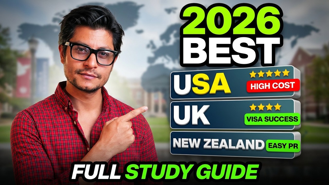 Best Country To Study Abroad from Bangladesh in 2026 🇧🇩 | Cost, Visa, Jobs & PR!!