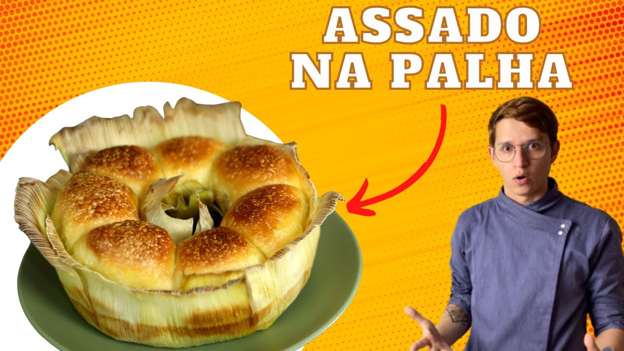 Pão de milho na palha - Fermentação natural
