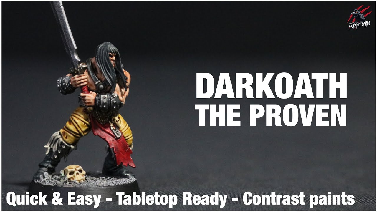 HOW TO PAINT WARCRY PROVEN - Red Harvest Darkoath Savagers - Quick Easy Tabletop Ready Techniques!