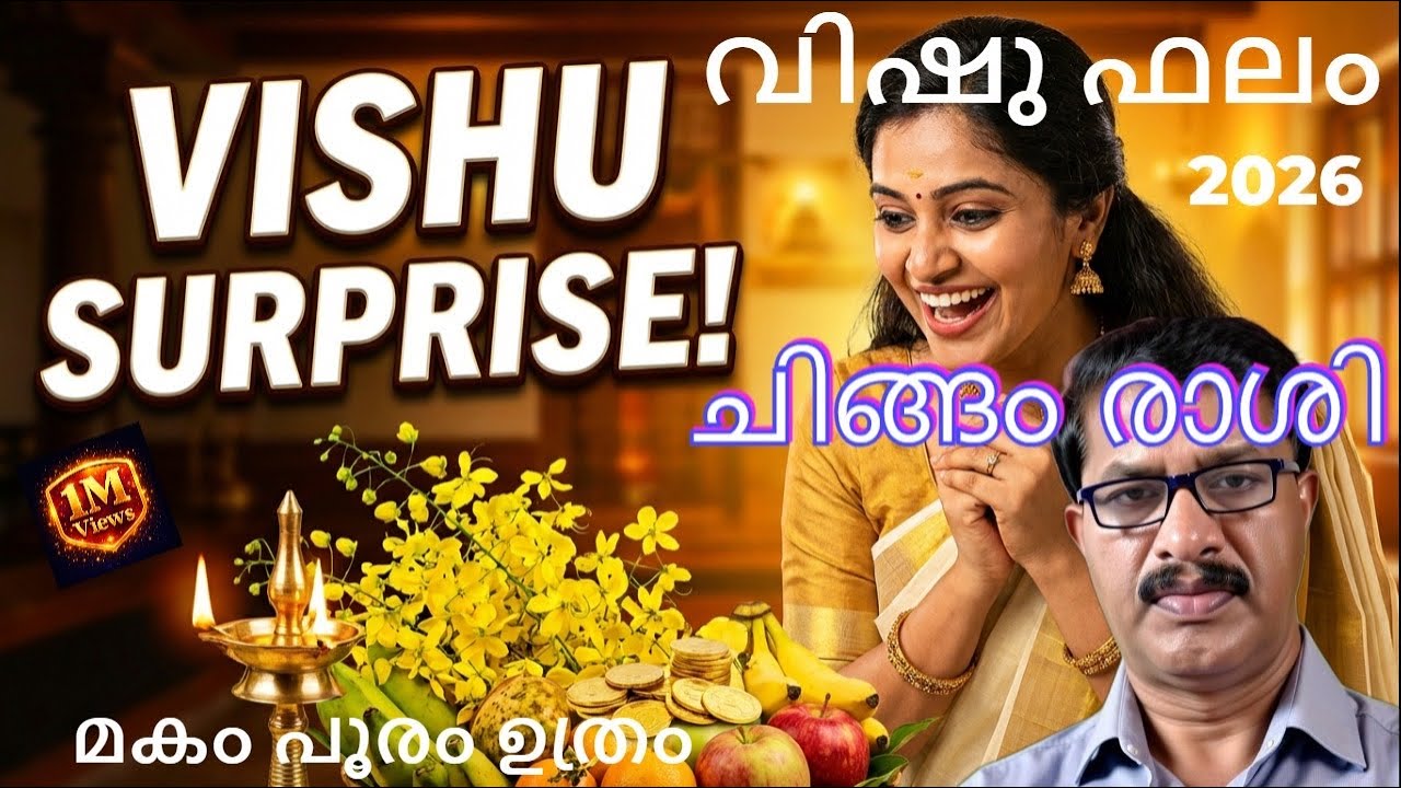 ചിങ്ങം രാശിക്കാരുടെ 2026 വിഷുഫലം അതിശയകരമായ സൗഭാഗ്യത്തിൻ്റെ സൂചനകൾ നൽകുന്നു