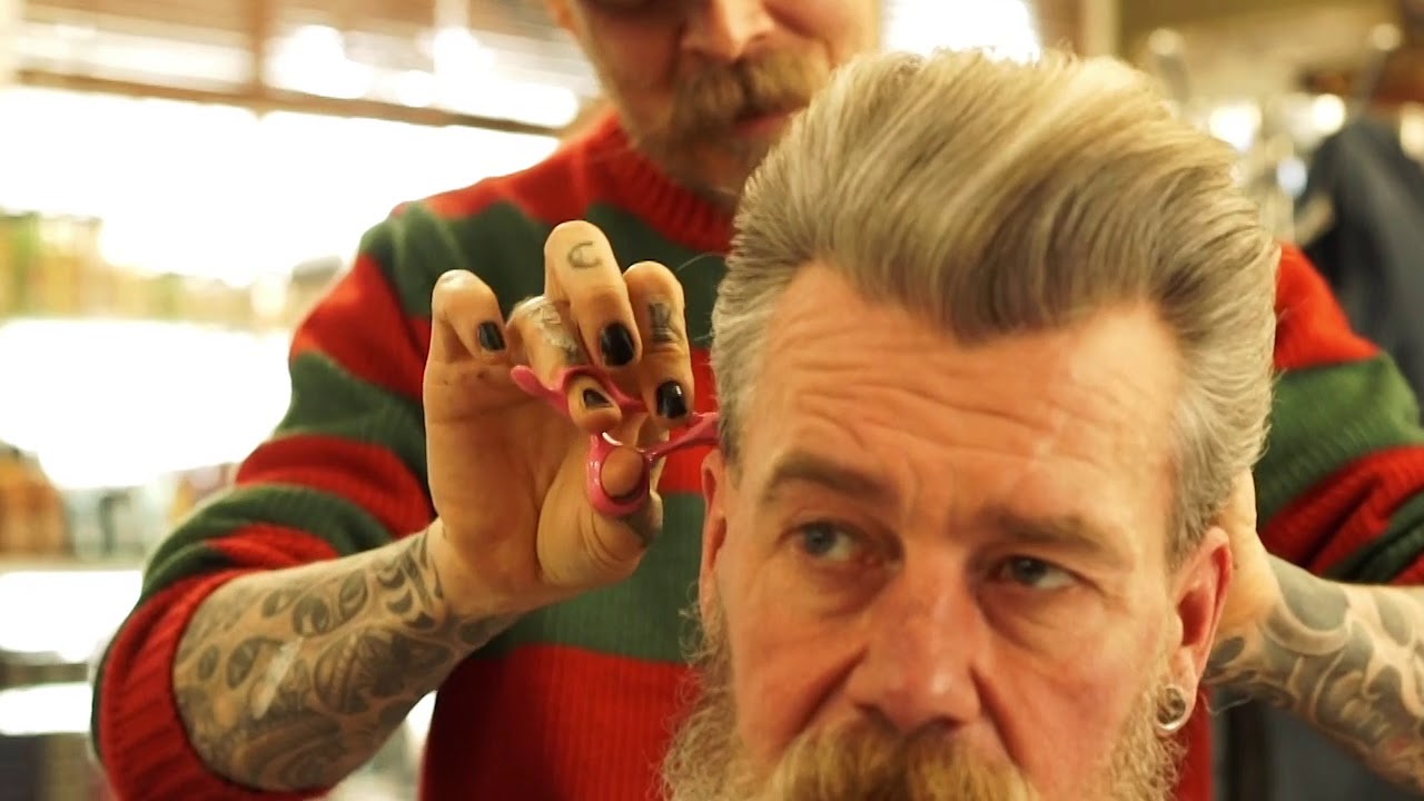 Silver Fox Pompadour