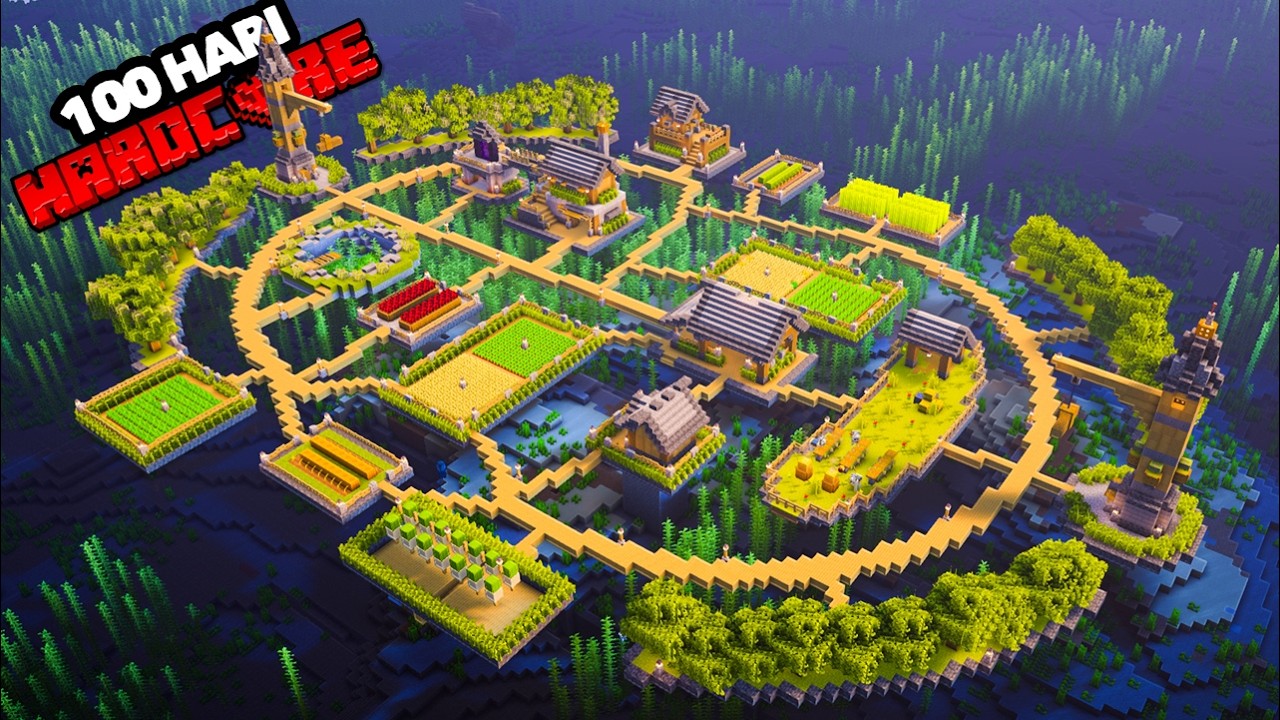 100 Hari Minecraft Hardcore Ocean Only #100hariminecraft #minecraft