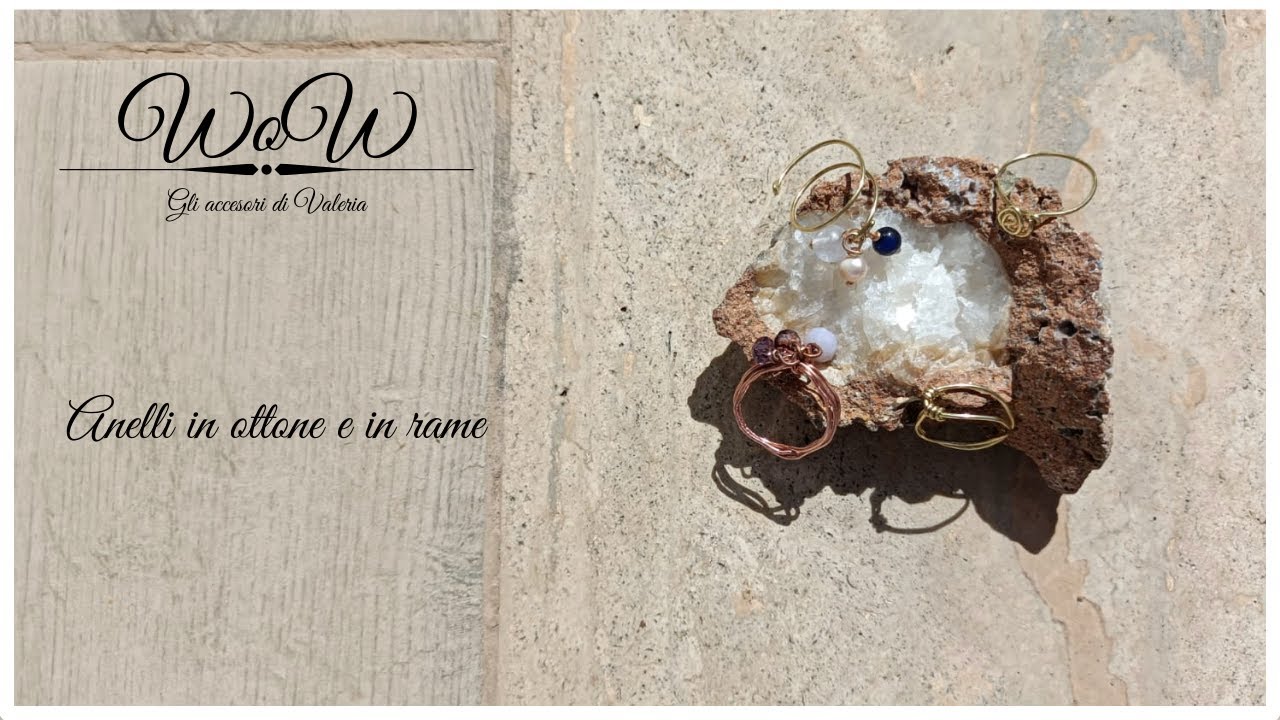 Tutorial anelli in ottone ed in rame - Tutorial brass and copper rings