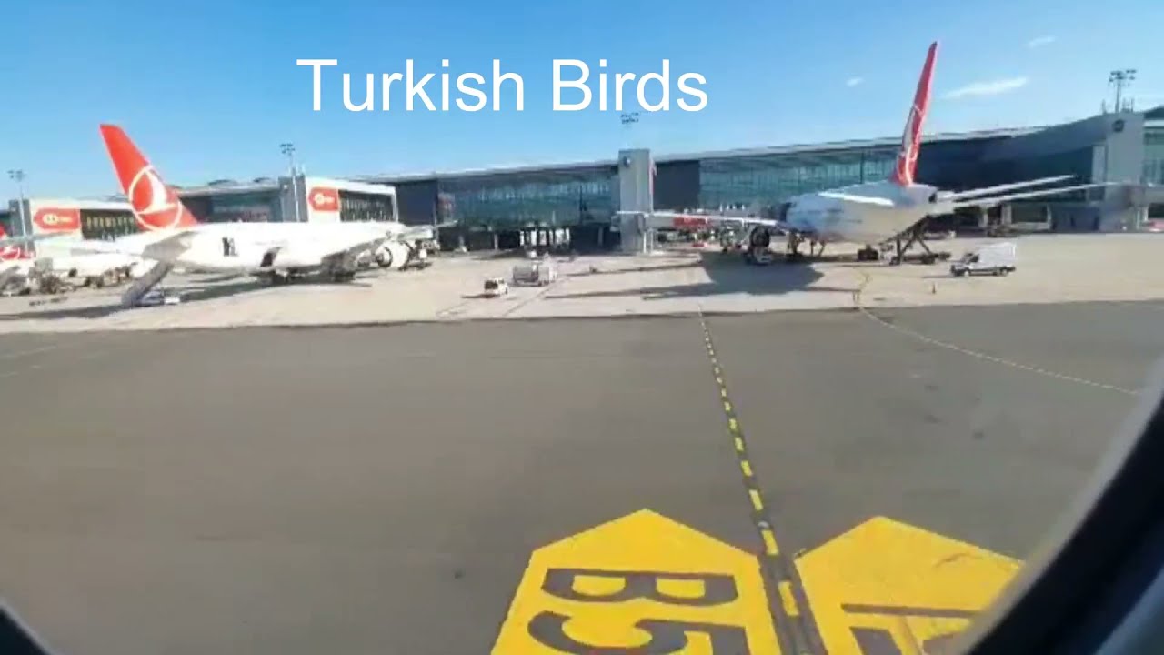Landing at New Istanbul Airport - Boeing 777-300ER | Approach and landing at New Istanbul airport