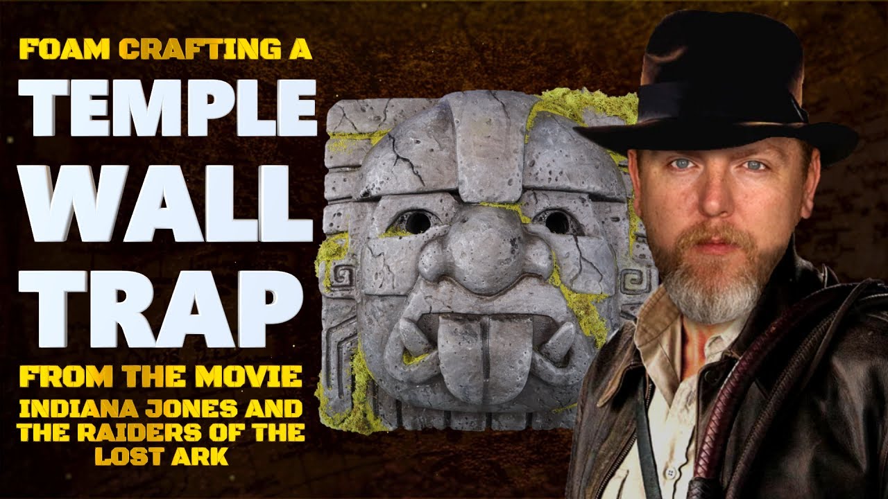 Foam Crafting a Temple Wall Trap from Indiana Jones