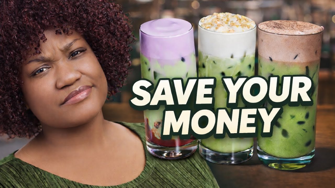I Tried Starbucks’ 3 New Matcha Drinks… Save your money 