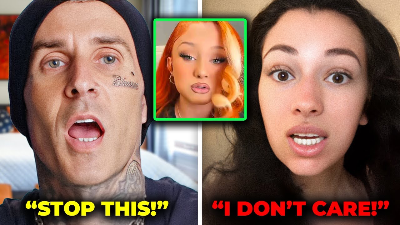 Travis Barker LOSES IT On Bhad Bhabie Over Alabama Barker Drama