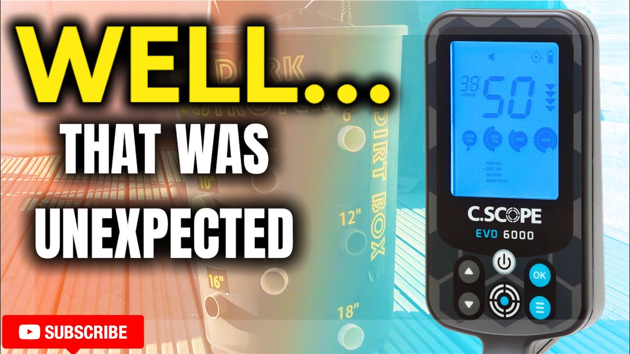 EVO 6000 Metal Detector Dirt Box Depth Test (south coast detecting)