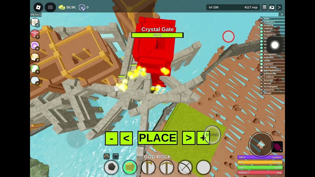 Mobile PvP and pinches | booga booga reborn 
