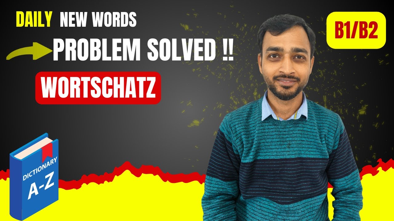 LEARN DAILY NEW GERMAN WORDS | PROBLEM IS SOLVED | DEUTSCH SPRECHEN |