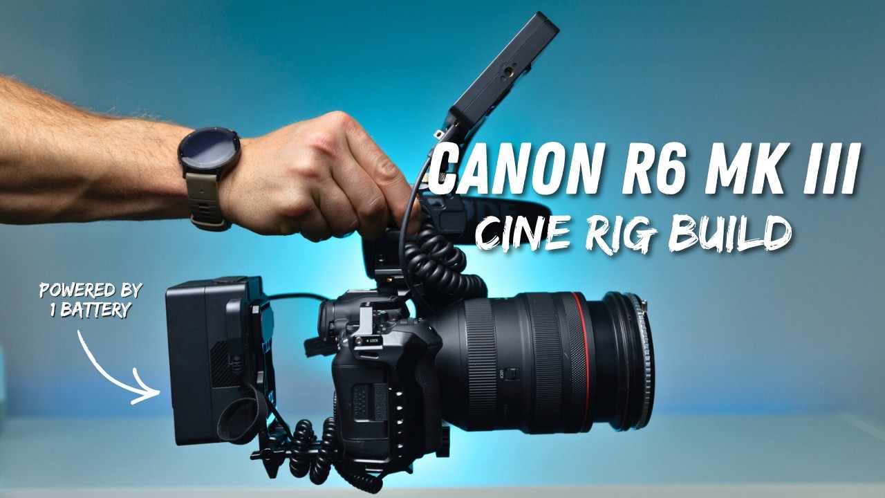 My 2026 Canon R6 MK III Video Rig - Powered by one Neewer V Mount Battery PS099F