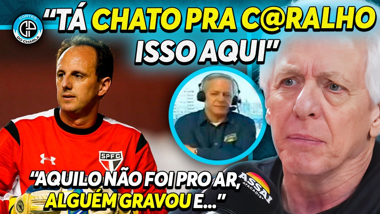 Behind the scenes of Milton Leite's gaffe with Rog&eacute;rio Ceni.