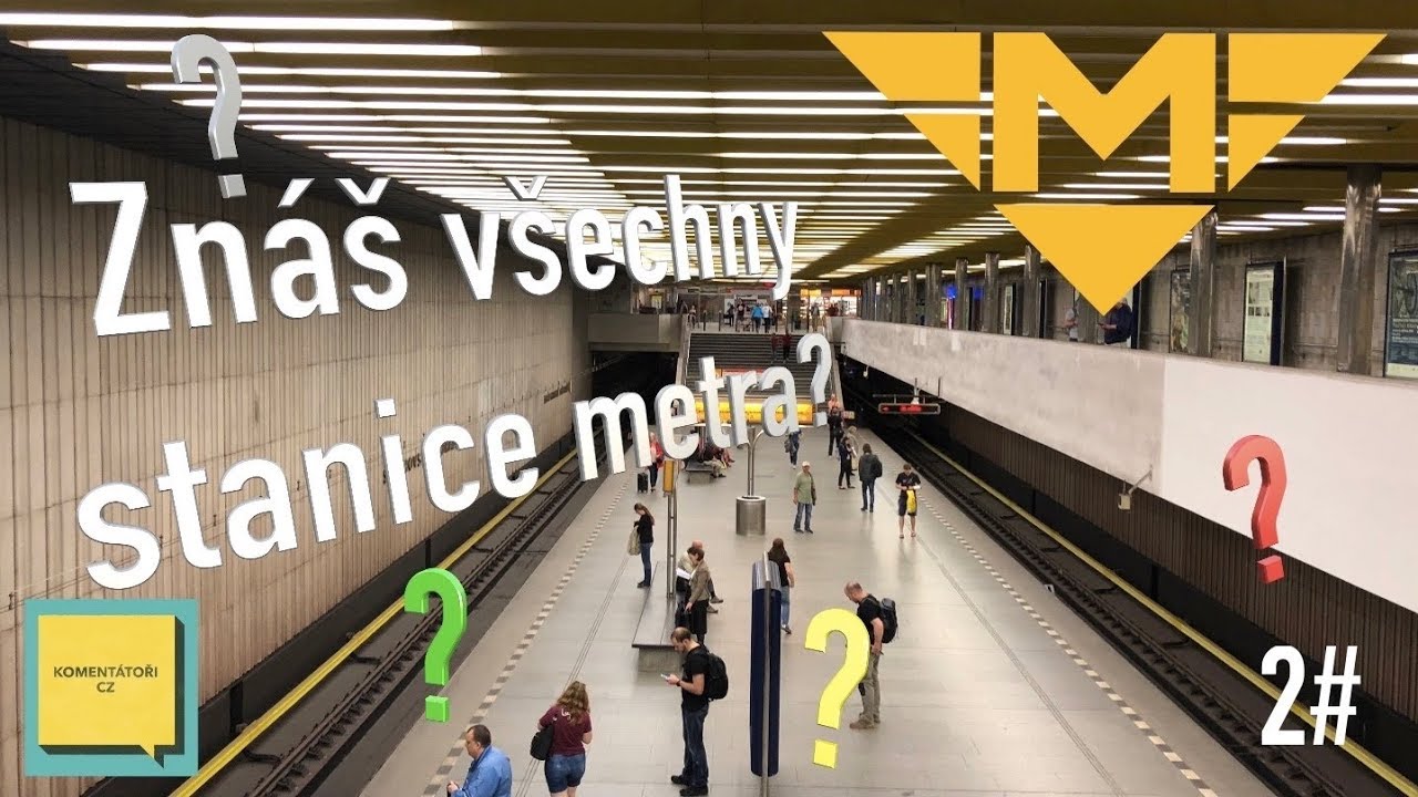 2# ZNÁŠ VŠECHNY STANICE NA LINCE B? | TEST [4K]