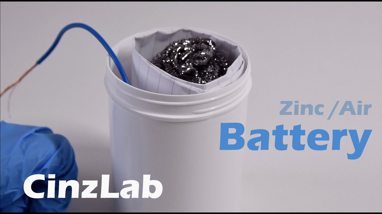 ZINC-AIR BATTERY | CinzLab Chem PROJECT