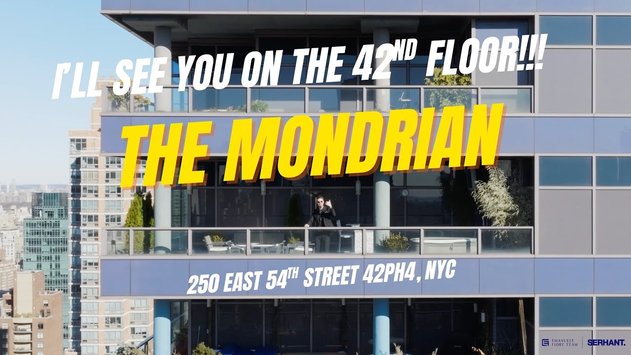 Full-Floor Penthouse with 360° Views | The Mondrian PH4 | Midtown East NYC