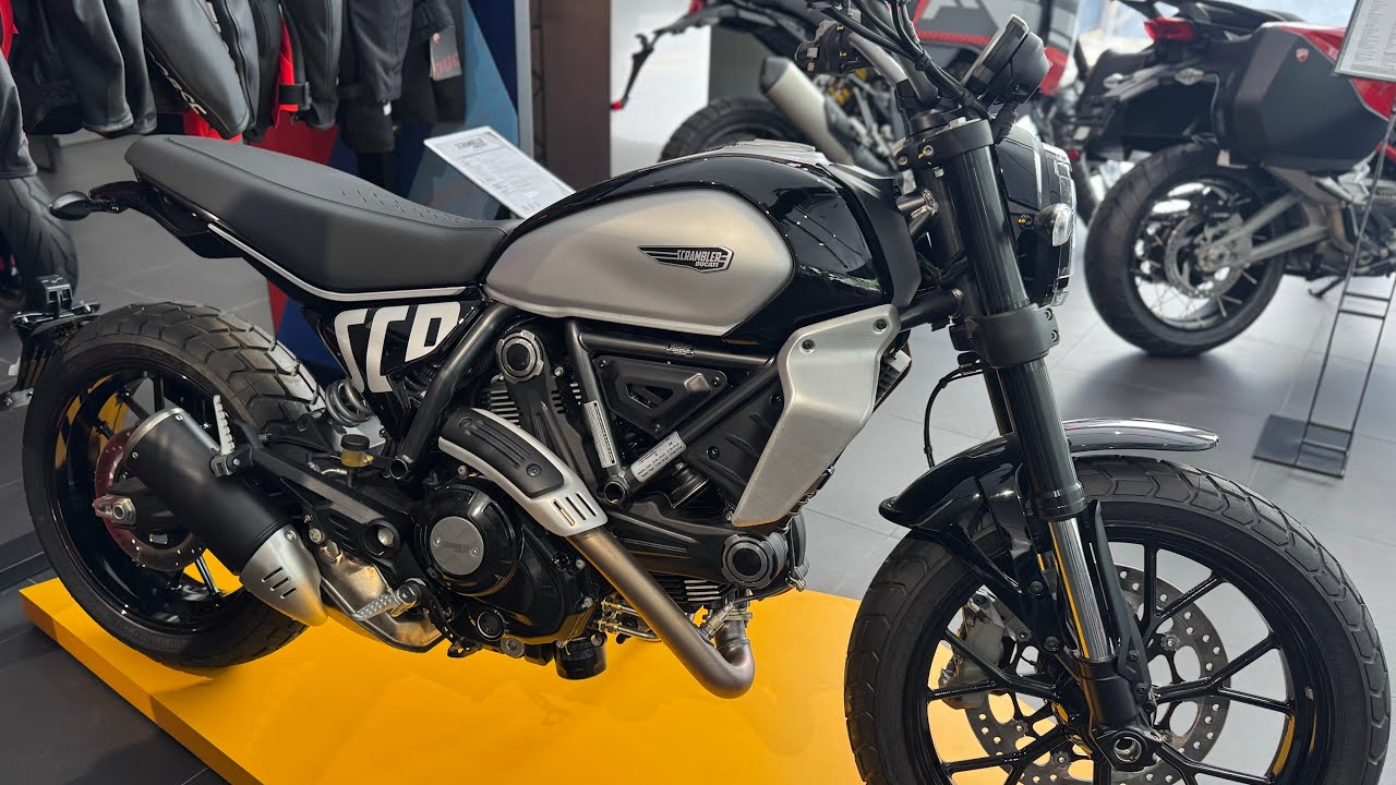 NOVA DUCATI SCRAMBLER 800 ICON 2025 EM DETALHES - MAIS TECNOLÓGICA E SEGURA